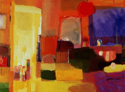 غرفة التغيير ، 2000 (أكريليك على قماش) بواسطة مارتن ديسينت